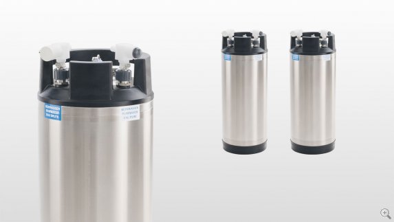 Wasser-Patronen Edelstahl PX mit Harzen zum Ionenaustausch